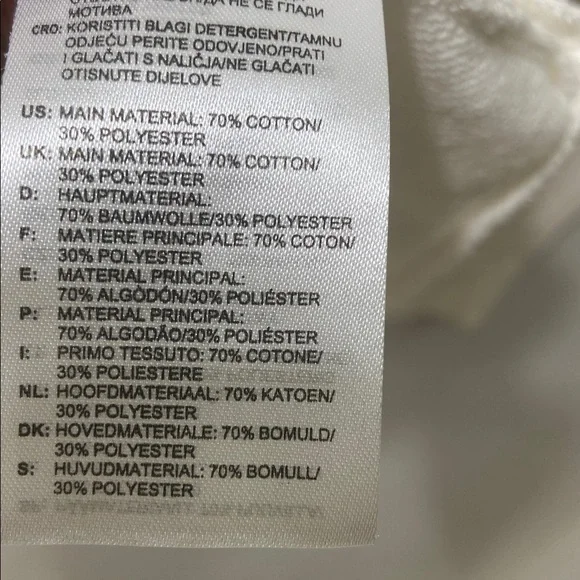 Adidas Cream , Long Sleeve Sweatshirt With Colorful Trefoil Logo.Size- XL - Picture 14 of 14